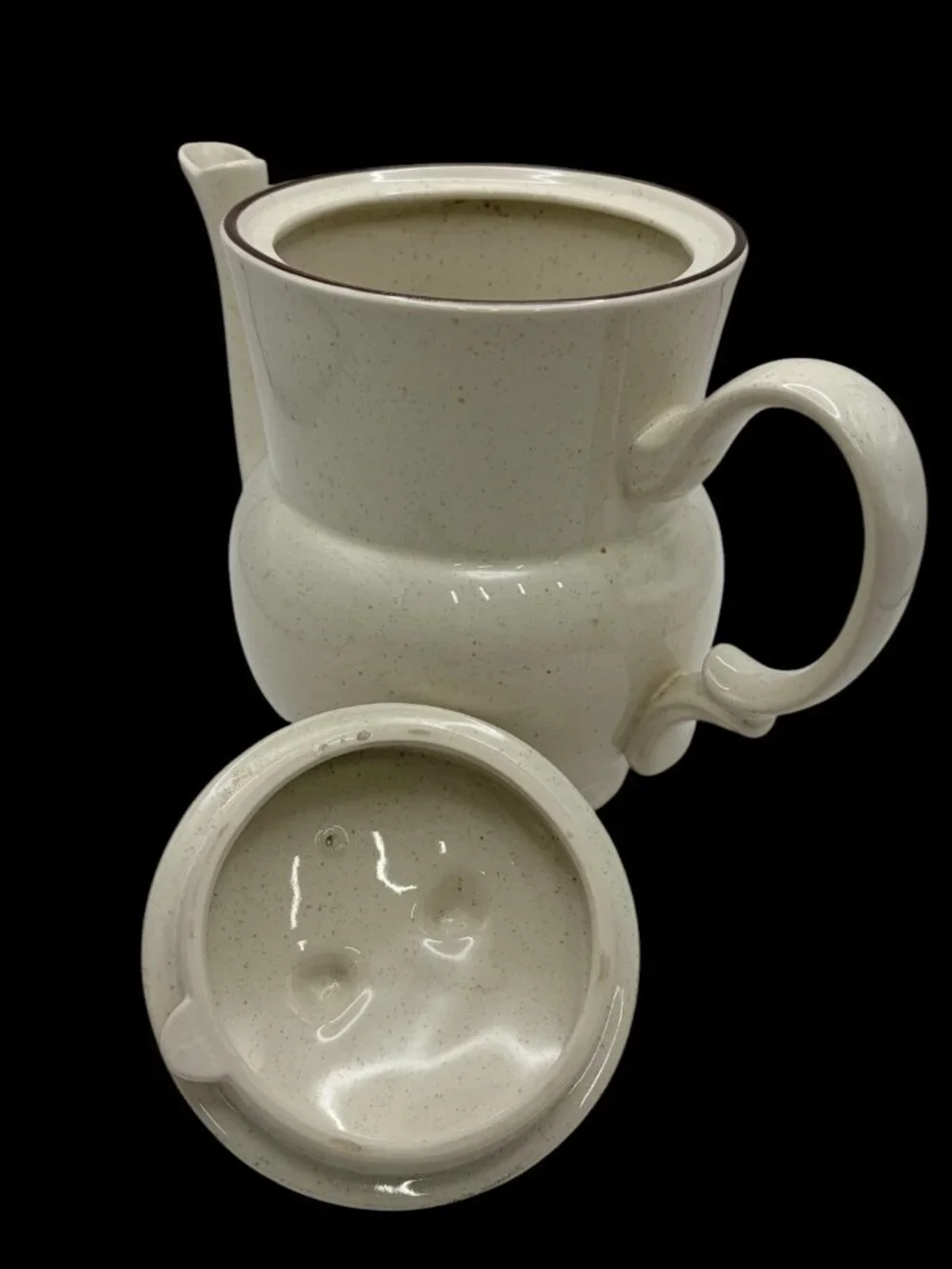 VTG Hearthside Casual Elegance Stoneware Teapot / Coffee Pot – Japan –Cups / 1Qt